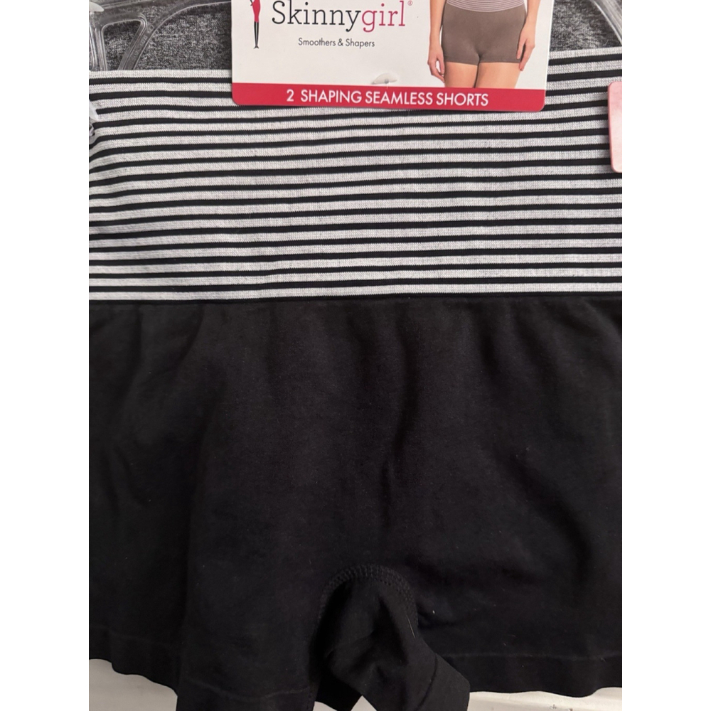 Skinny Girl Shaping Seamless Shorts 7665 MRSP $36 2 Pack - Picture 4 of 8